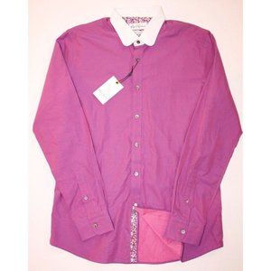 ROBERT GRAHAM X Collection PURPLE Dress SHIRT  Tailored Fit VENEZIA Cotton $180